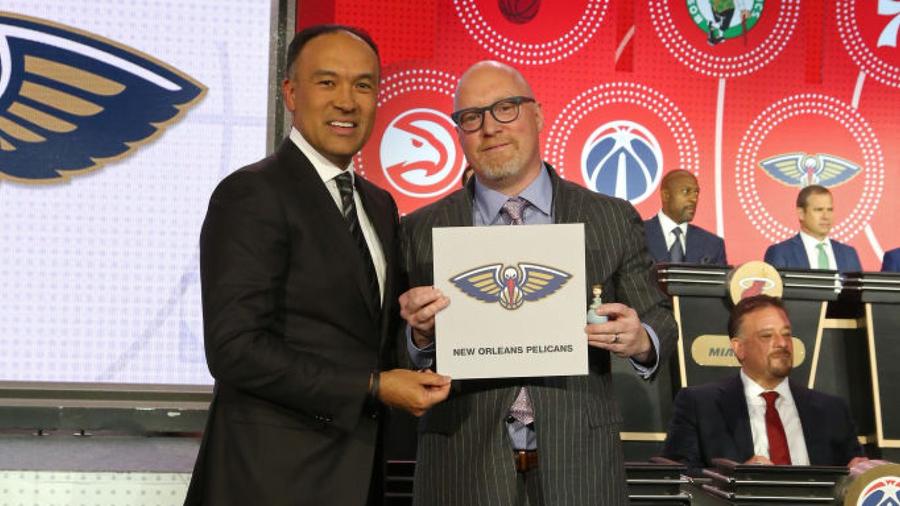 紐奧良鵜鶘隊15日幸運抽中選秀狀元籤。(photo by NBA官網)