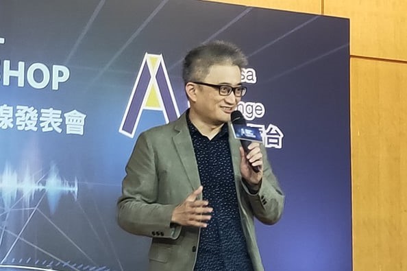 杜奕瑾表示,語音辨識在台灣未來發展AI下,可以應用到不同產業。(Photo by 呂翔禾/台灣醒報)
