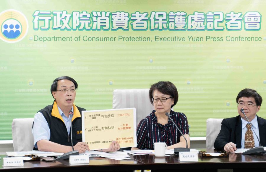 行政院消保處首度針對「與線上送餐APP配合的餐飲業者」進行廚房衛生稽查,26家餐廳僅6家合格。(photo by張元融/台灣醒報)