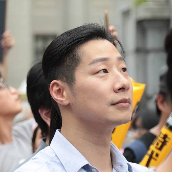 林昶佐下午三點聲明表示,他將以無黨籍身分投入中正萬華選區。(photo by Facebook)
