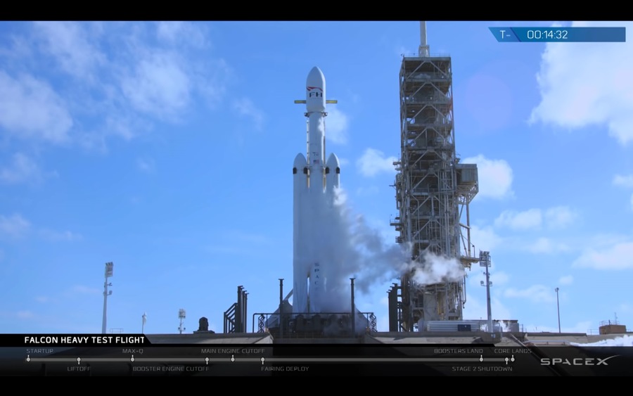 SpaceX火箭發射。(Photo by 網路截圖)