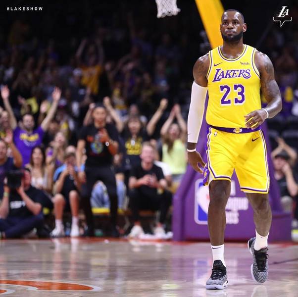 詹姆斯今年將第14度參與聖誕節大戰,史上第2多。(Photo by Los Angeles Lakers Facebook)