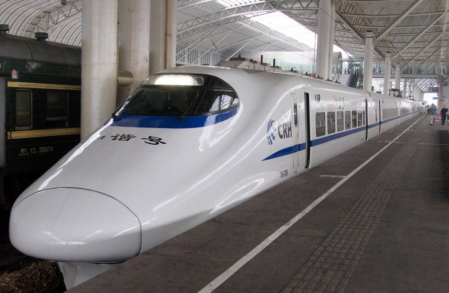 中國的高鐵建設技術已達世界前列水準。(photo by Wikimedia)