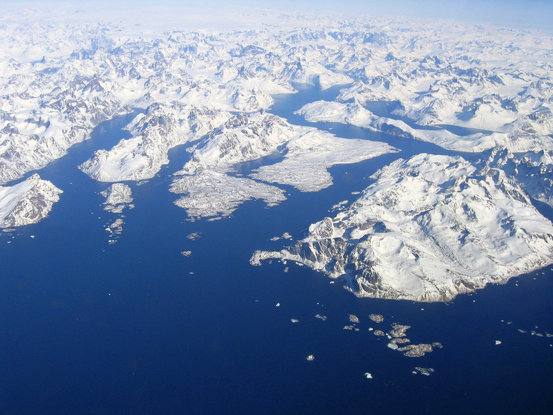 格陵蘭融冰一旦持續,將加速全球海平面上升。(Photo by Stig Nygaard on Flicker under Creative Commons license)