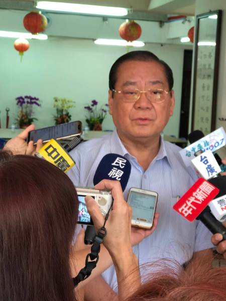 曾永權到台中主持中彰投競選會報,但對如何整合王金平,聲稱不知道。(photo by 劉東皋/台灣醒報)