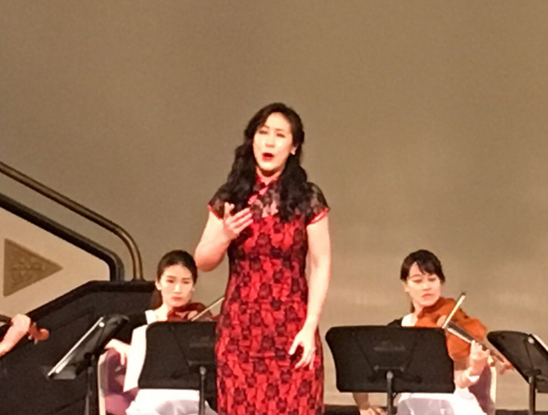 「次女高音」翁若珮老師多次精采的演出。(photo by 施凱文/台灣醒報)