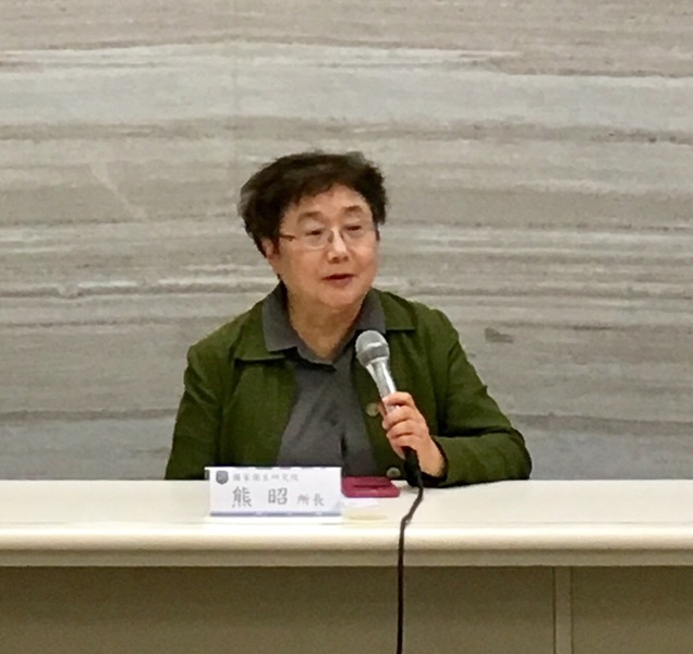 國家衛生研究院群體健康科學研究所所長熊昭28日公佈血液流速影響認知能力的調查報告。(photo by 施凱文/台灣醒報)