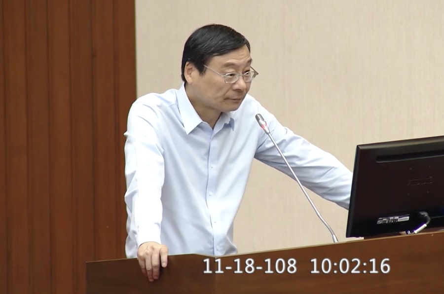 立委曾銘宗質疑,蔡政府大力行銷的「台商回流7000億元」是灌水。(photo by國會頻道)