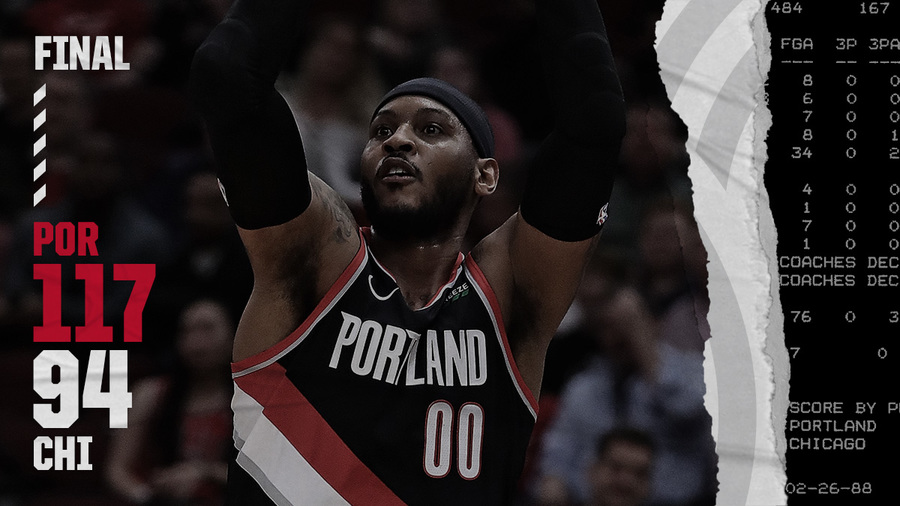 前NBA超級球星甜瓜回歸拓荒者後狀態正好,他強調還不到告別賽場的時候。(photo by Trail Blazers Facebook截圖)