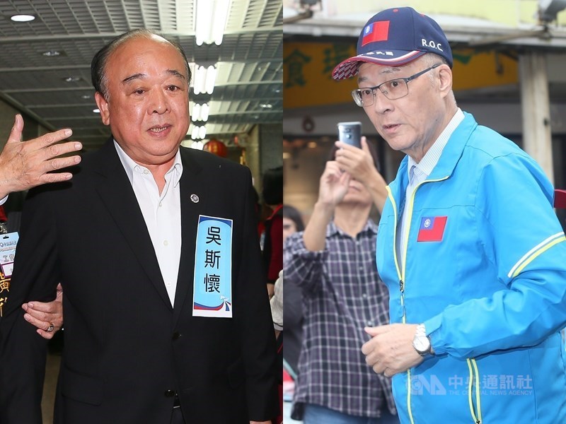 國民黨台北市議員羅智強12日號召多位黨內青壯派成立「+1」組織,推動國民黨改革,提出人事三箭,呼籲吳斯懷(左)立即辭去不分區立委、吳敦義(右)辭去黨主席。(photo by 網路截圖)