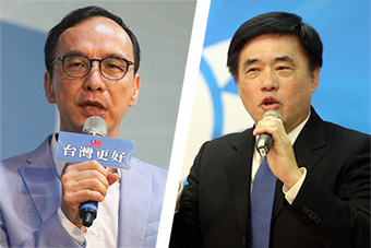 郝龍斌(右)曾在第一時間臉書發文,展現願擔重任的決心;國民黨立委林為洲認為,朱立倫(左)屬於黨內中生代,能成為黨與年輕世代的連結橋梁。(醒報照片合成)