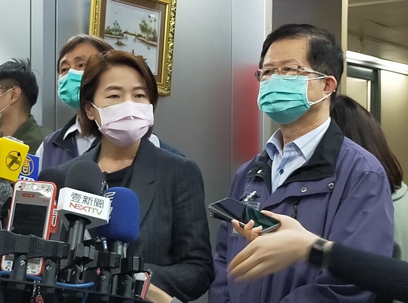 黃珊珊表示,衛生局將會在3日發放12萬餘片口罩給台大、北醫、北榮、萬芳醫院等醫院。(photo by簡碧卿/台灣醒報)
