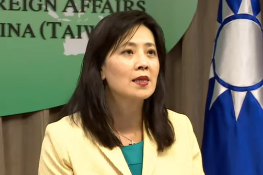 外交部發言人歐江安說明,禁台旅客是菲國衛生部的片面決定,已透過MECO向菲律賓官方促請修正。(photo by 直播截圖)