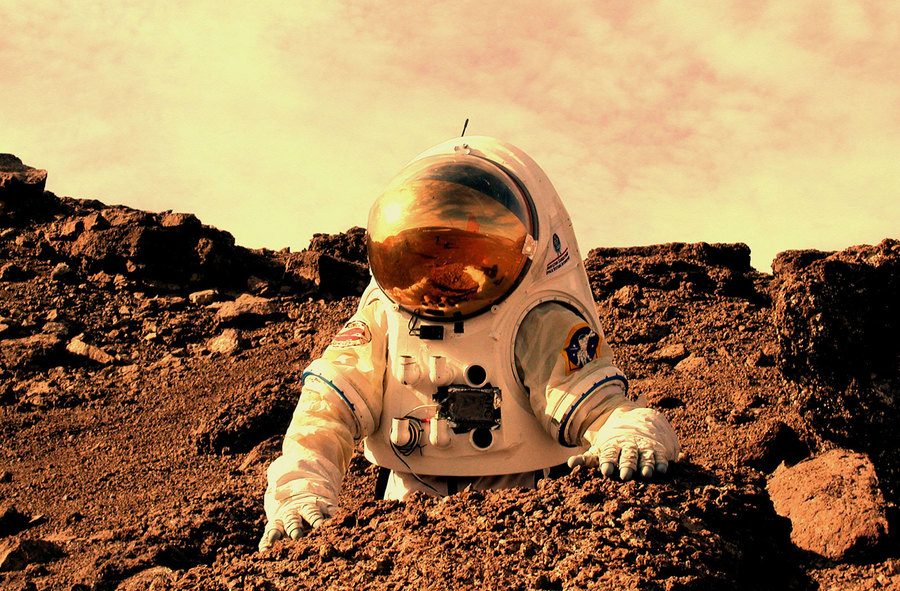 NASA近日發布太空計畫內容,將有機會首次從火星將樣本帶回地球研究。(Photo on Wikipedia)