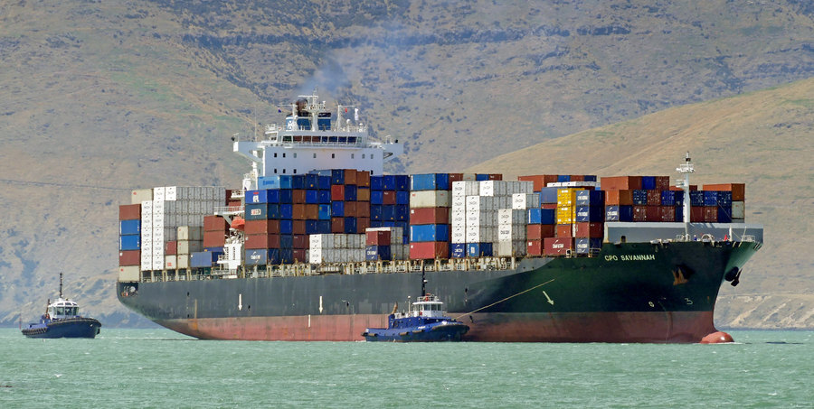 全球航運業排碳量,相當於德國總排碳量。(Photo by Bernard Spragg. NZ on Flicker under Creative Commons license)