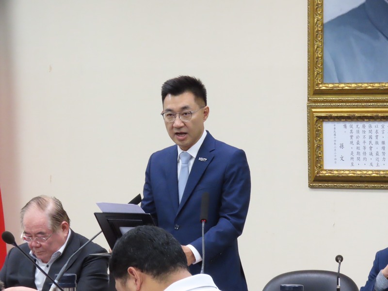 國民黨25日舉行佈達典禮,由黨主席江啟臣主持,他也在隨後中常會中對立委表現不佳表達立場。(photo by 施凱文/台灣醒報)