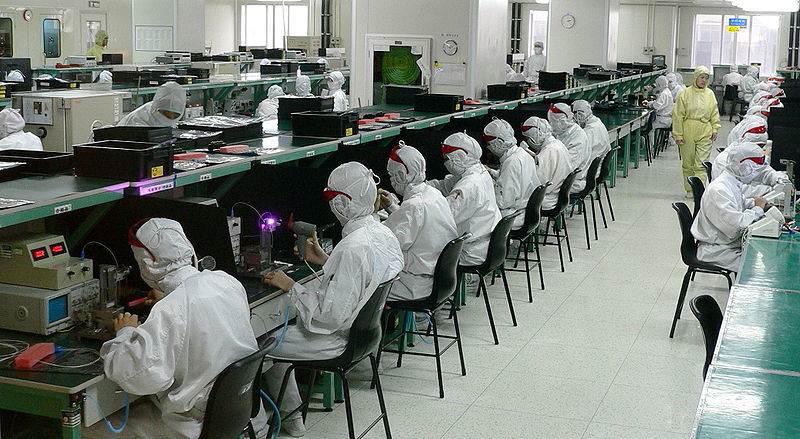 華寶信託的經濟學家聶文表示,中國的製造業面臨的首要問題,已轉變成全球市場的需求不足。(Photo by Wikipedia)