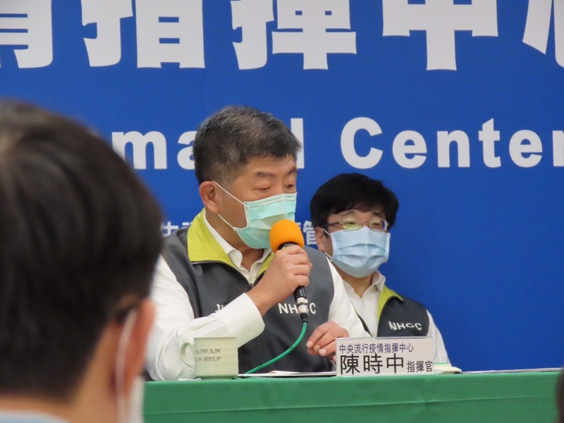 疫情中心指揮官陳時中11日宣佈無新增確診,有1患者死亡。(photo by 施凱文/台灣醒報)