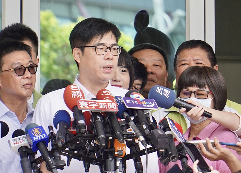 高雄市長補選,各界普遍看好前行政院副院長陳其邁當選。(photo by 中央社)