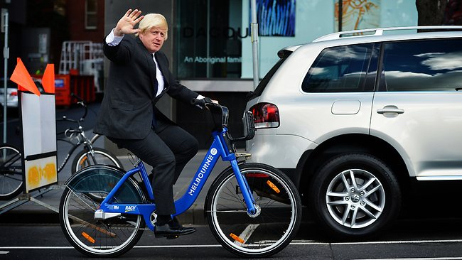 強森感謝教會在他感染新冠病毒期間為他健康禱告。(Photo by European Cyclists' Federation on Flicker under Creative Commons license)