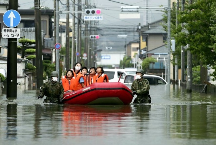 日本近日面臨氣候變遷影響,九州地區豪雨成災,當地釀酒廠更因此出走。(photo by 網路截圖)