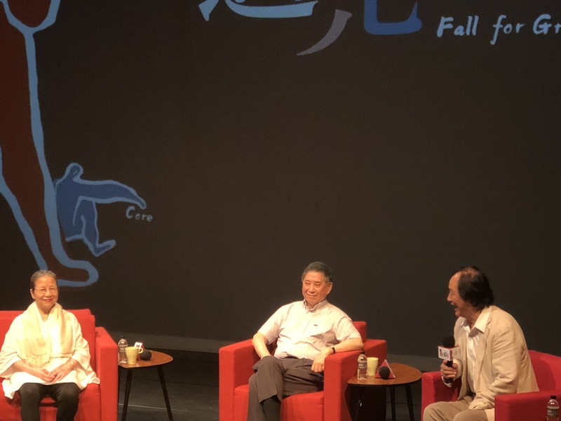 台中國家歌劇院9月底將陸續推出大師作品,白先勇「孽子」於10月3、4日將到台中搬演。圖左起為林麗珍、白先勇、曾道雄。(photo by劉東皋/台灣醒報)