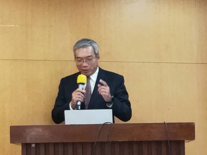財信傳媒董事長謝金河認為,在半導體需求仍高的狀況下,台股仍值得期待。(Photo by 呂翔禾/台灣醒報)