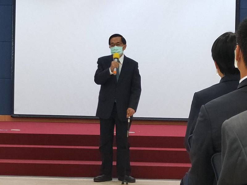 前總統府國策顧問邱垂亮教授的追思會上,陳水扁、賴清德等綠營政要都出席致意。(Photo by 呂翔禾/台灣醒報)