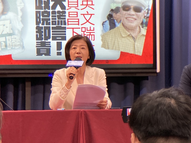 王育敏認為,太魯閣出軌意外不應該只有林佳龍負責。(Photo by 林志怡/台灣醒報)