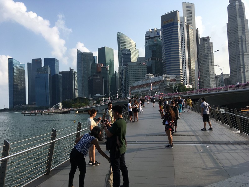 新加坡因為疫情讓觀光客大幅減少。(Photo by Fabio Achilli on Flicker under Creative Commons license)