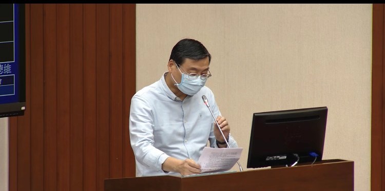 藍委曾銘宗建議,疫情嚴峻,希望金管會研議股東會是否延後。(photo by 直播截圖)
