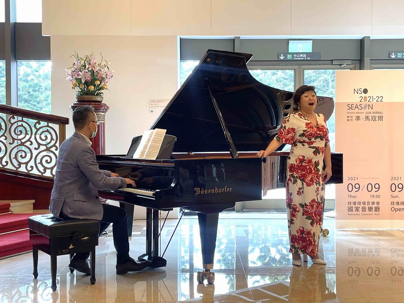 女高音歌手林慈音將二度挑戰馬四。(Photo by 林志怡/台灣醒報)