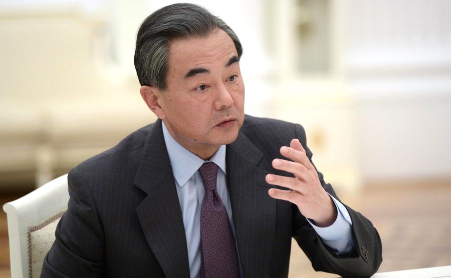 中國外交部長王毅於中越會議後,透過聲明呼籲雙方避免擴大南海爭議。(網路截圖)