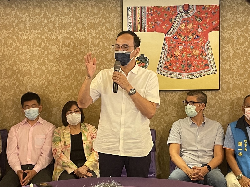 新任國民黨黨主席朱立倫出席台北市感恩茶會。(Photo by 林志怡/台灣醒報)