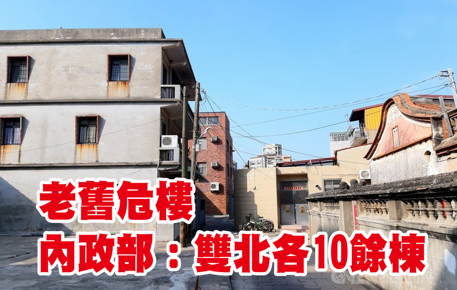 雙北已展開危老建築的消防檢查。(中央社)